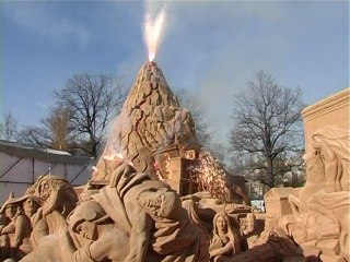 Moskova Kum Heykeller Festivali Açıldı