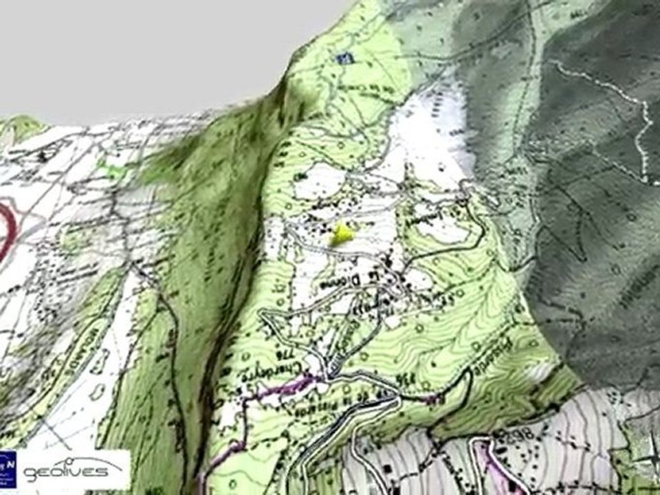 Randonnée du Chemin du Marchand - carte