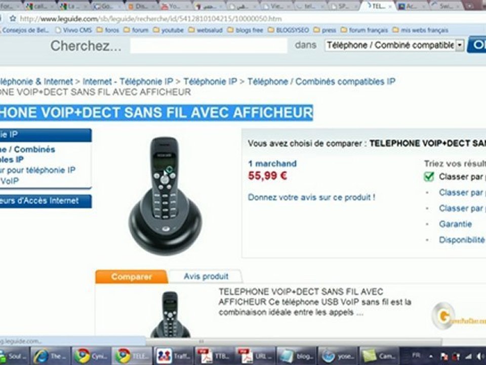 Video comment communiquer avec un téléphone voip