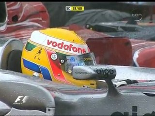 F1 2007 Europe / 6 cars out  Au 1er Virage!!