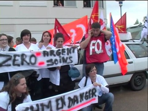 Le Creusot - Montceau - Hôpital en colère