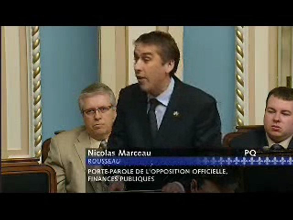 Nicolas Marceau donne sa réplique sur le Budget