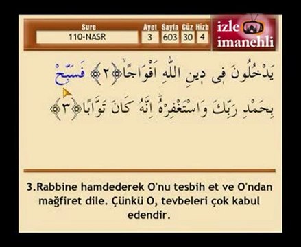 NASR suresi - mehmet emin ay