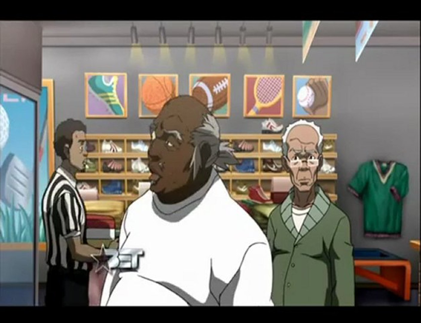 The Boondocks in Arizona, Uncle Rukus was officiating football