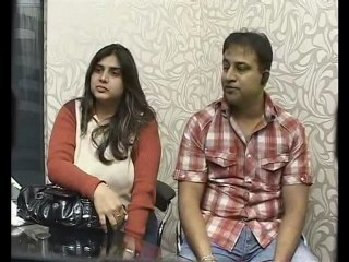 The architects Nilesh and Bhavya Kenkre at Marshalls Elite