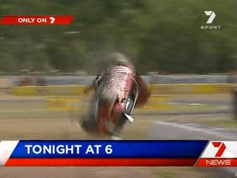 Mini saison 2010 Queensland Race 1 Margo big crash