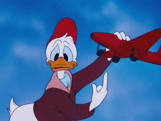 Donald Duck - Test Pilot Donald cartoon
