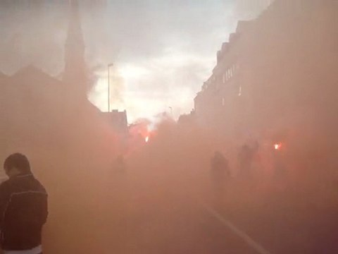 Angers Sco - Laval: Cortege Avant Match