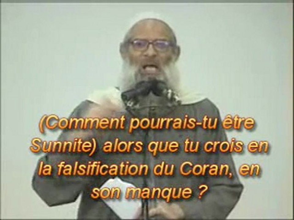 Tu n'est pas sunnite sauf si tu te repent du chiisme