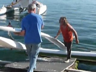 La mise à l'eau du Windtoy le mardi 27 Avril 2010