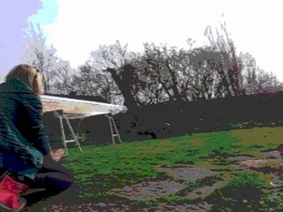 trying to catch my dog :D