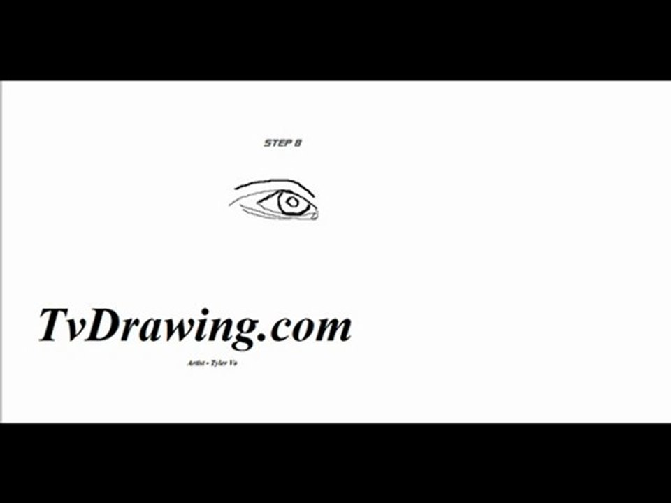 How to Draw Simple Realistic Cartoon Anime Manga Eyes Step