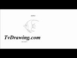 How to Draw a Simple Cartoon Angel Fish Easy Step by Step