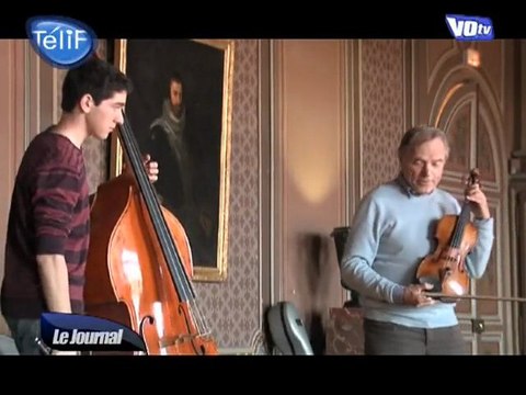 Cours de violon au Château de La Roche Guyon