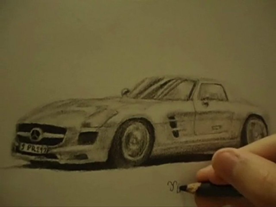 How to draw a realistic car step by step on paper ms paint