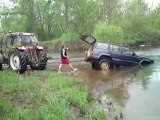 jeep dans la rivière 1ère experience en 4X4