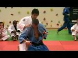 Koshi-jime demonstrated by Kosei Inoue