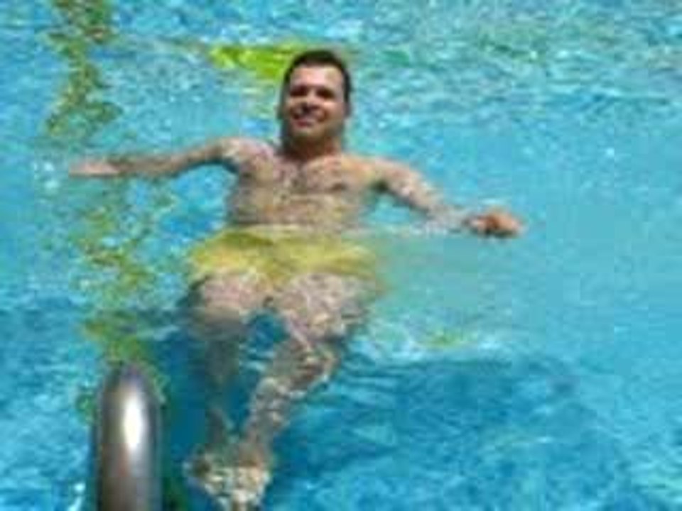 Philippe à la piscine