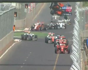 Formule 2 saison 2010 Marrakesh Race 2 huge flip !!!