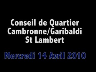 CQ Cambronne/Garibaldi - St Lambert du 14/04/10