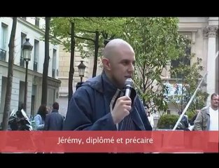 Emploi des jeunes: rassemblement UNEF CGT