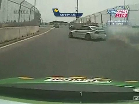 WTCC saison 2010 Marrakech Race 2 Farfus/Menu Crash