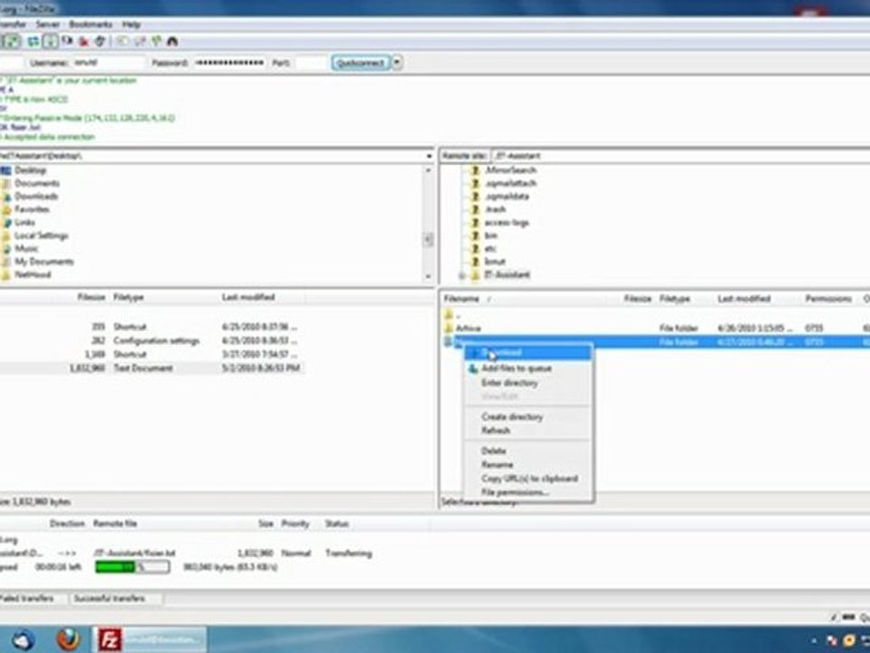Cum puteti uploada fisiere folosind FTP  FileZilla