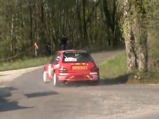 Rallye du Quercy 2010 / Frédéric Portal Vs Saxo Kit Car