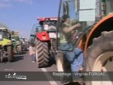 Les agriculteurs manifestent à Paris pour du blé !