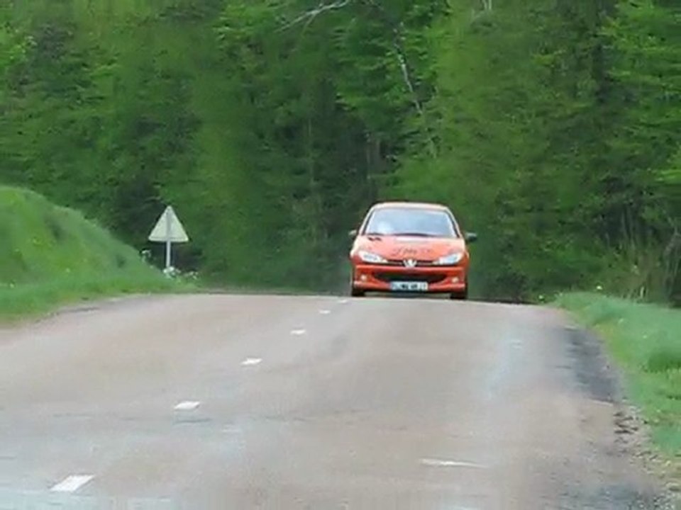 Benjamin mosson rallye Dijon Cote d'Or 2010 206 XS