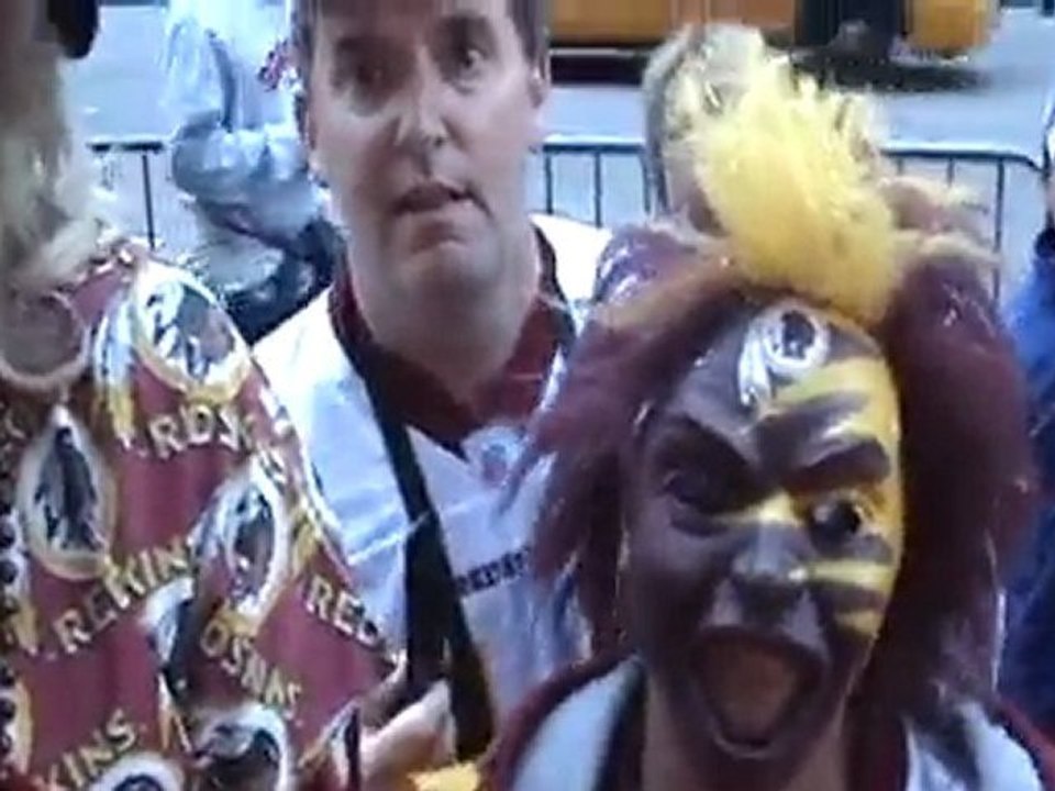 Washington Redskins Fans at 2010 NFL Draft Red Carpet
