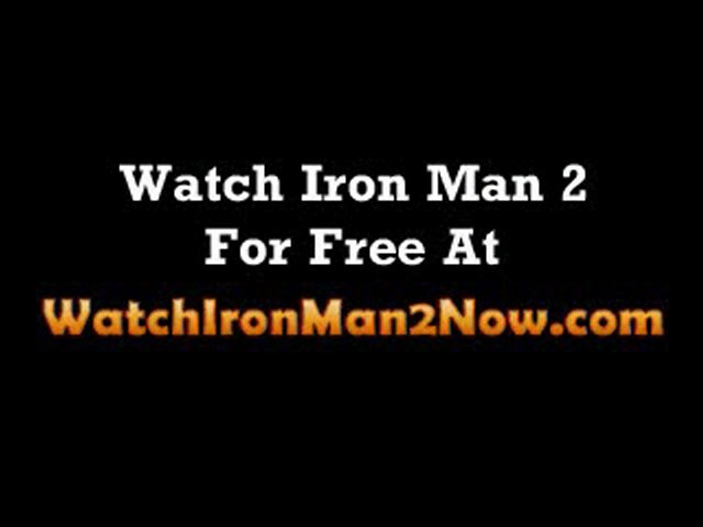 Watch Iron Man 2 (2010) free now - video dailymotion