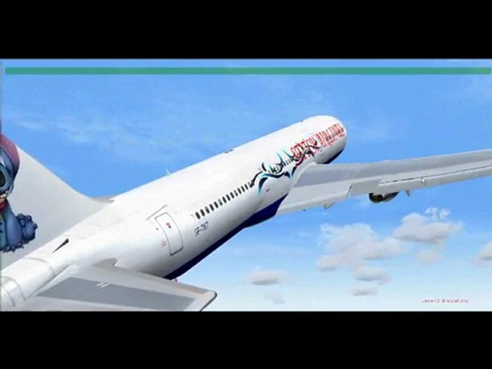 10 FS2004 LFPG to EDDF