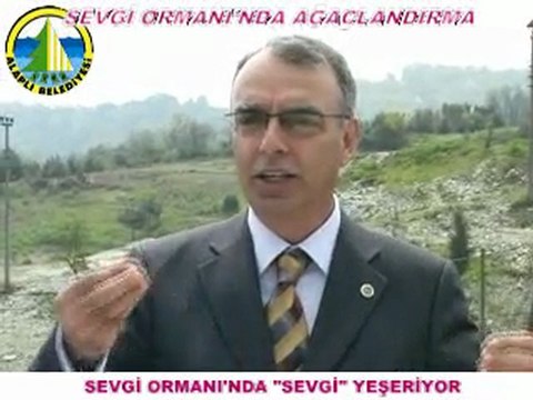 ALAPLI BELEDİYESİ SEVGİ ORMANI'NDA AĞAÇLANDIRMA