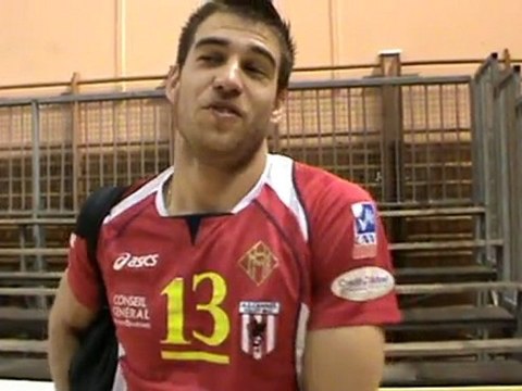 AS Cannes Volley-Ball - L'après match avec Pierre Pujol