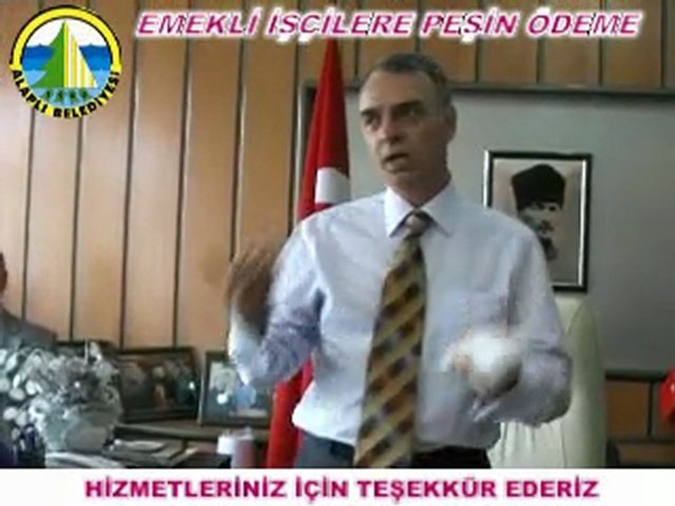 ALAPLI BELEDİYESİ'NDEN EMEKLİ İŞÇİLERE PEŞİN ÖDEME