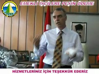 ALAPLI BELEDİYESİ'NDEN EMEKLİ İŞÇİLERE PEŞİN ÖDEME