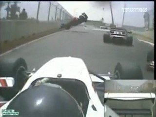 Formule 2 saison 2010 Marrakesh Race2 huge flip onboard