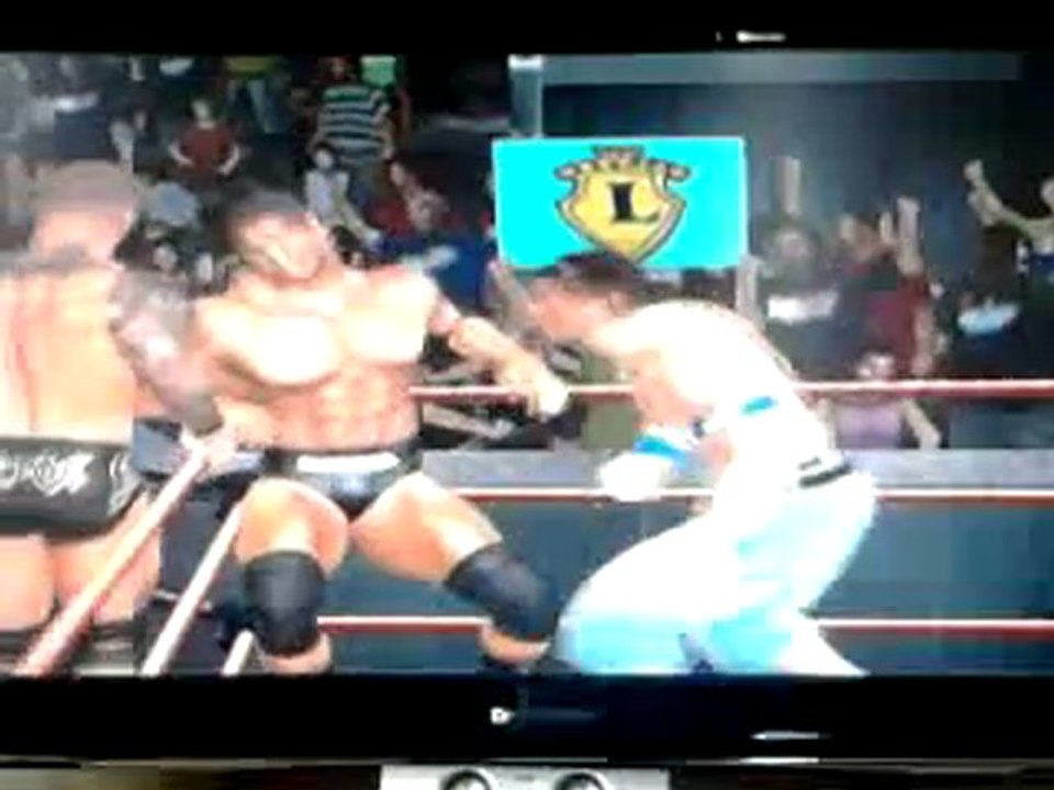 Attitude RKO VS Batista & Mysterio (1)