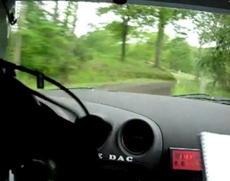 rallye du béarn 2010ES5 seat ibiza TDI N°15 Ardeois/Bernabeu