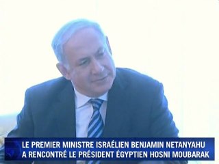 Netanyahu évoque la relance du processus de paix avec Moubarak