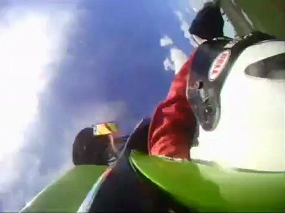 Incidente di un bolide (camera a bordo)