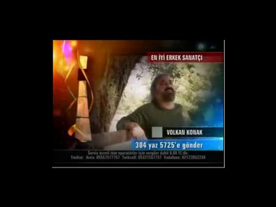 KRAL - OYLAR VOLKAN KONAK' A  YILIN EN IYI ERKEK SANATCISI