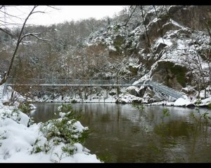 Passerelle de Lignerolles Fevrier 2010