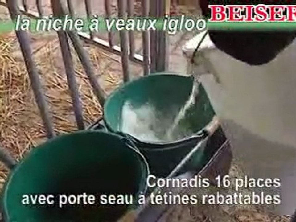 Matériel élevage : niche à veaux Beiser