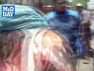 Auto campaign at Shivajinagar State Transport bus stand