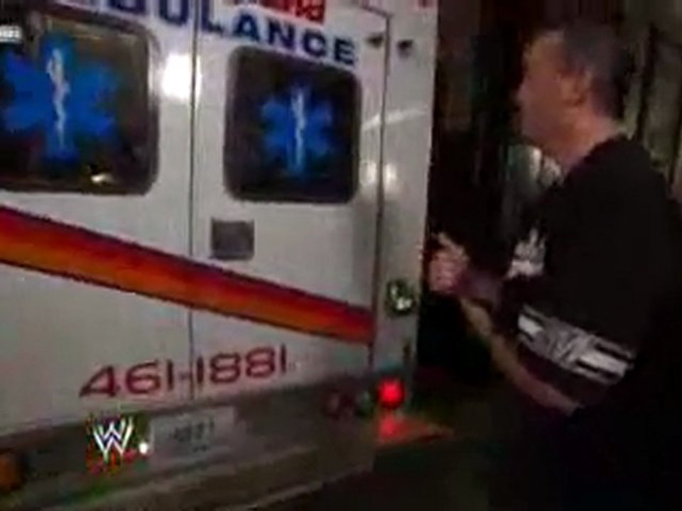 Triple H Injured Backstage Backlash 2009