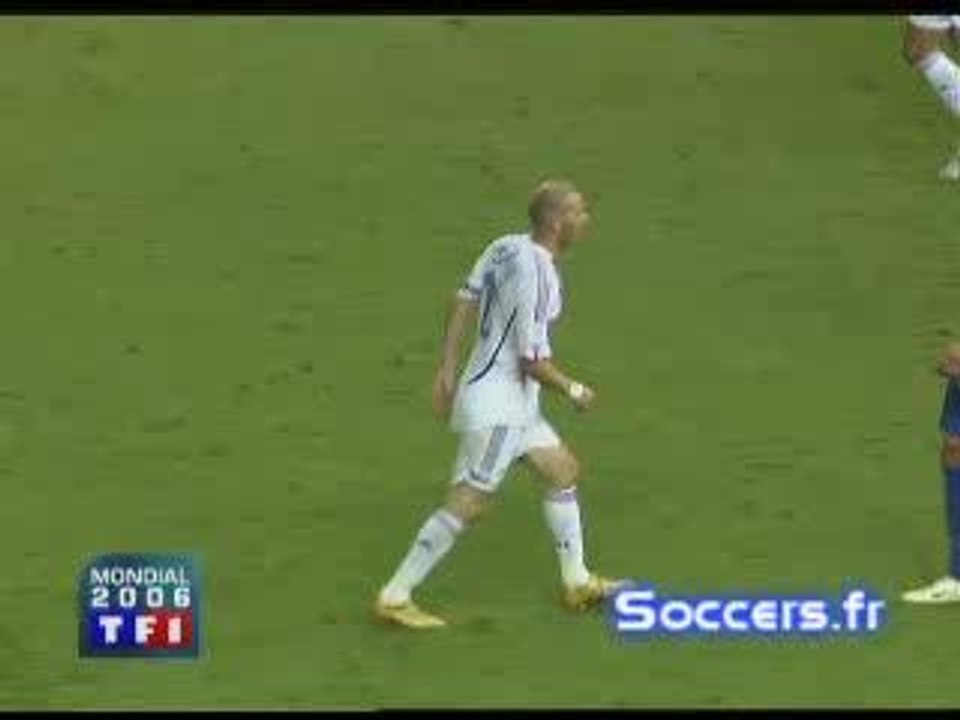 Zidane : coup de tete sur materazzi