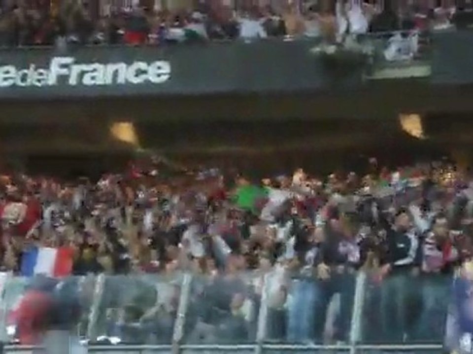 PSG Monaco : Joie côté Tribune Nord Virage Auteuil