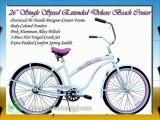 Ladies Extended Deluxe Beach Cruiser by Greenline Bicycles